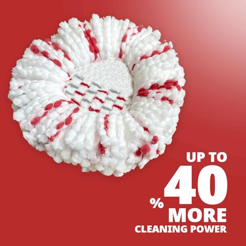 Microfiber Spin Mop Head Replacements - 3 Pack Machine Washable Refills