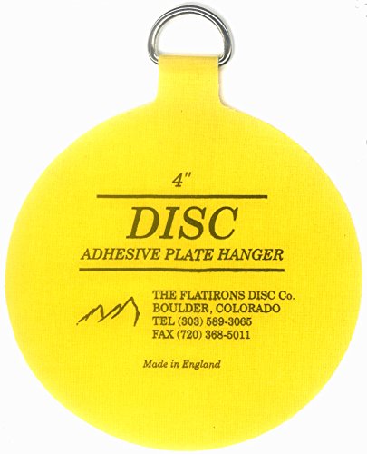 Invisible Adhesive Plate Hangers - 4 Inch Disc Set for Wall Display