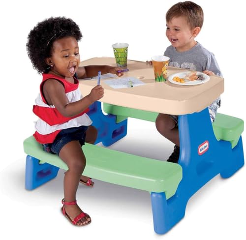 Foldable Kids Picnic Table for Indoor and Outdoor Play
