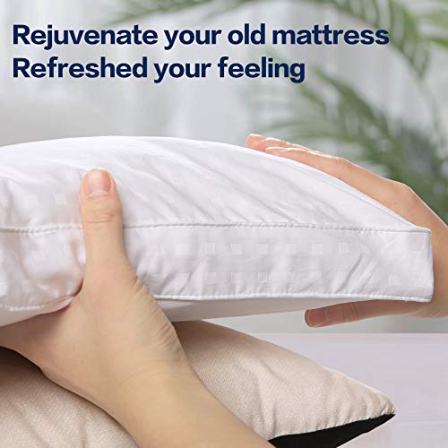 Queen Mattress Topper - Extra Thick Cooling Pad, 400TC Cotton, 8-21" Deep Pocket