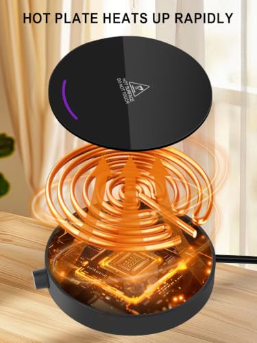 WanFluvior Coffee Mug Warmer with 3 Temp Settings - Desk & Candle Heating, Variation 1