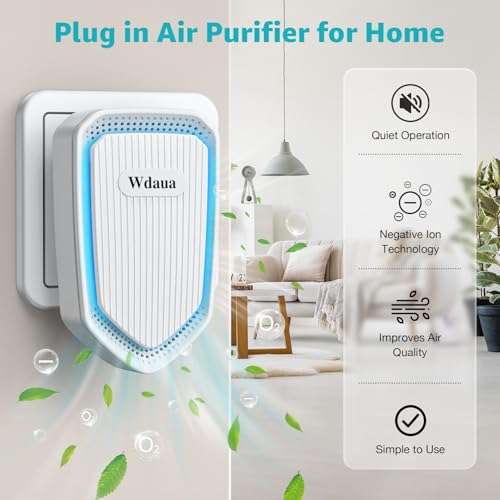 Plug In Air Purifier 4 Pack Negative Ion Air Freshener for Home and Office