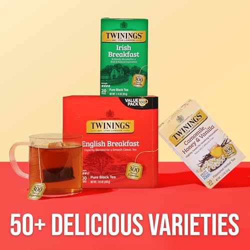 Twinings English Breakfast Black Tea Bags 100 Count