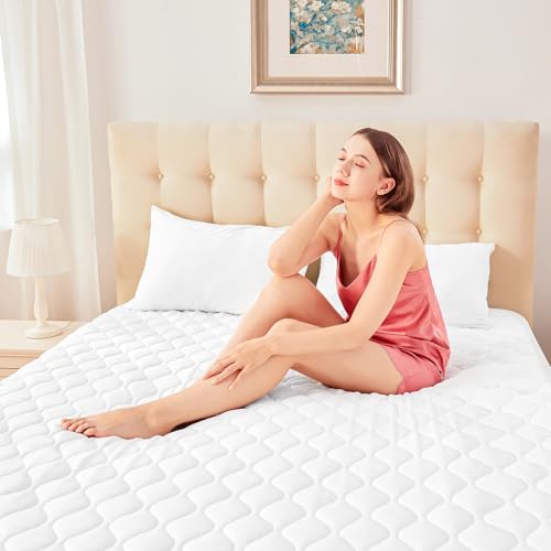 Heated Mattress Pad Full Size with 9 Heat Settings & Timer