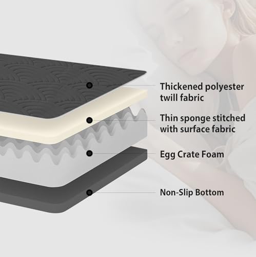 Portable Japanese Floor Mattress with Storage Bag and Non-Slip Bottom