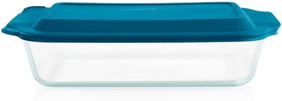 Pyrex Deep Glass Baking Dish - 9x13 Inch Casserole Dish with Lid | Oven, Freezer & Microwave Safe