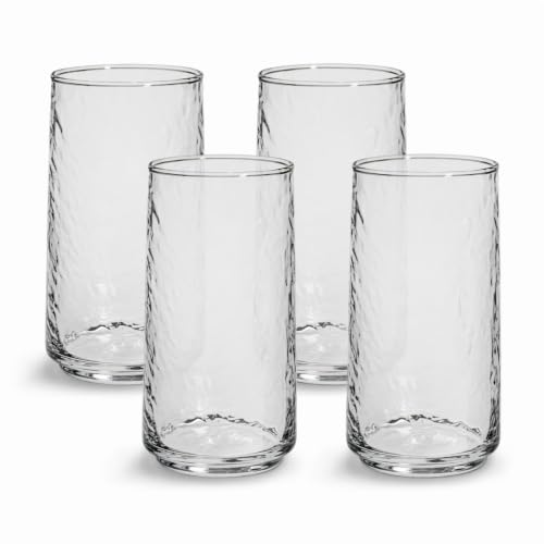 Anchor Hocking Brockhill 4-Piece 18oz Glass Tea Drinking Set - Dishwasher Safe