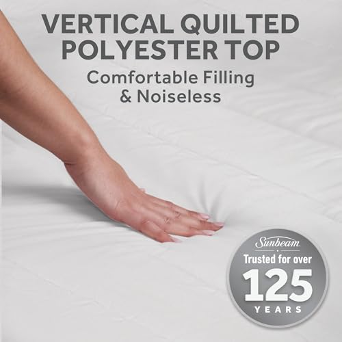 Heated Mattress Pad Full Size with 12 Heat Settings and Quilted Fabric