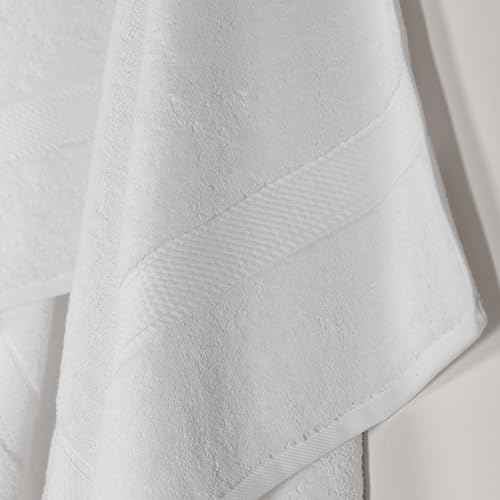 Egyptian Cotton Bath Towel Set, 2-Piece Plush & Absorbent Bathroom Towels
