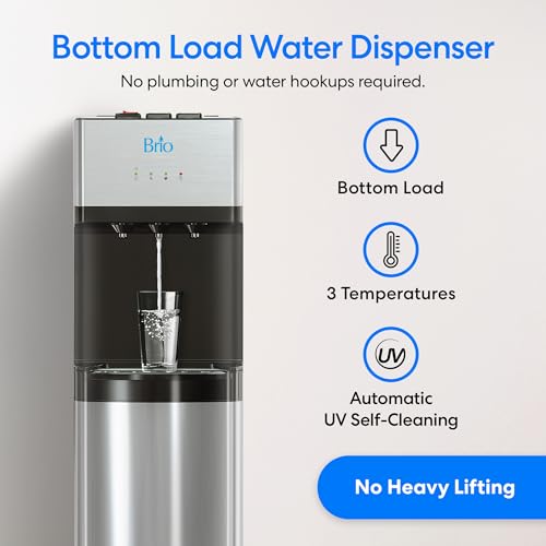 Self-Cleaning Bottom Loading Water Cooler Dispenser - 3 Temperatures