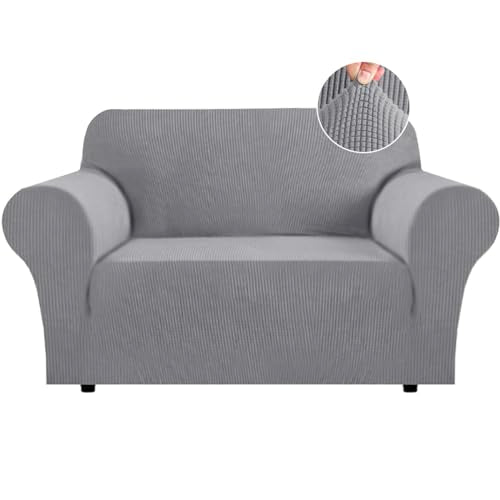 High Stretch Loveseat Slipcover - Washable Pet Protector for 2 Cushions