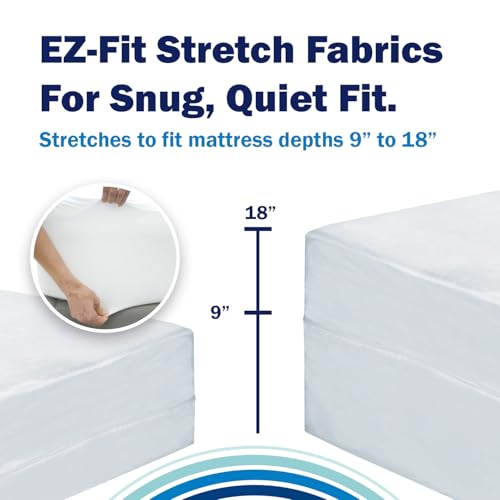 Queen Size Waterproof Mattress Protector with Zip-Off Top