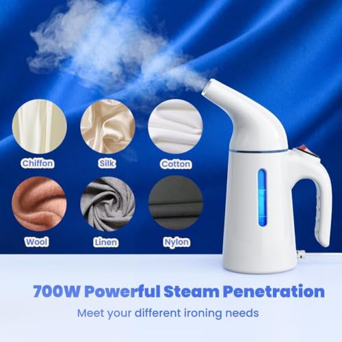 Blesgam Handheld Clothes Steamer 700W Portable Garment Steamer