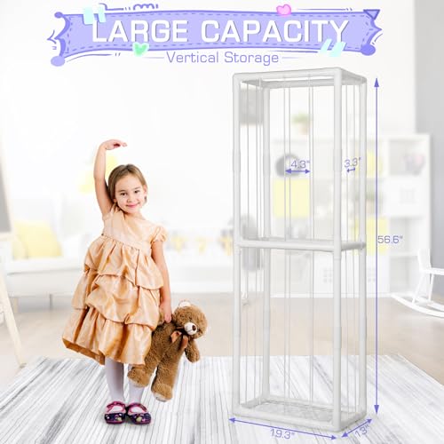 Stuffed Animal Storage Zoo Organizer - Vertical Plush Toy Holder Cage