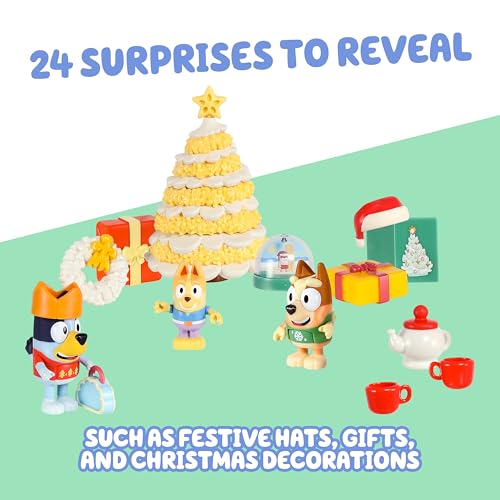 Bluey Advent Calendar 2026 - 24 Surprises with Exclusive Figures, Mini Tree - Amazon Exclusive