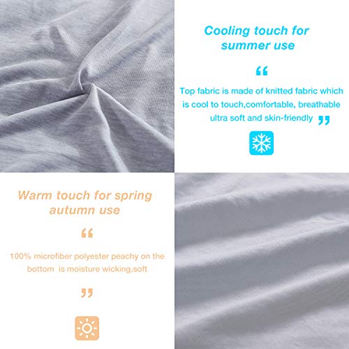 Premium Twin Size Weighted Blanket Cover - Soft & Breathable, Zippered Duvet Cover
