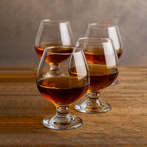 Almagic 11 oz / 330 ml Brandy Snifter Glasses Set of 4 – Lead-Free, Durable, Elegant Drinkware