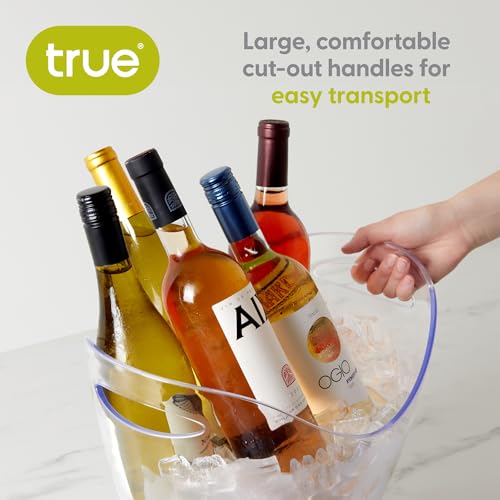 TRUE Acrylic Ice Bucket Set of 1 - 2.11 Gallon Beverage Chiller for Parties & Bars