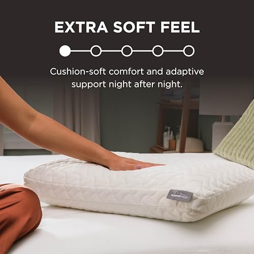 TEMPUR-Cloud Standard Pillow for Sleeping - Soft, Adaptive Support