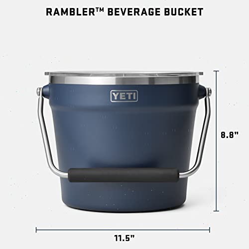 Double-Wall Vacuum Insulated Stainless Steel Ice & Beverage Bucket