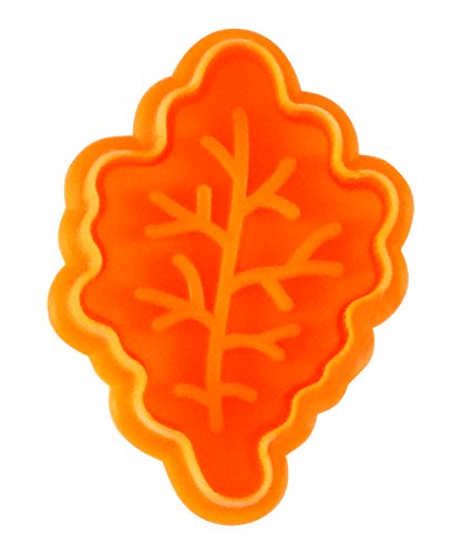 R&M Fall Leaves Cookie & Pastry Cutter Set - 4 Assorted Designs, 2 Inches