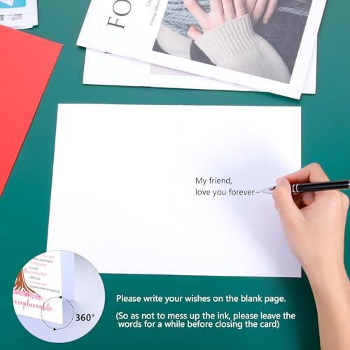 To My Best Friend Card - Friendship Card for Women | Graduation, Birthday, Valentines Gifts