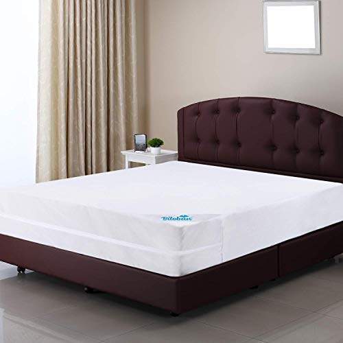 Biloban Queen Waterproof Zippered Mattress Protector - 6-Side Encasement