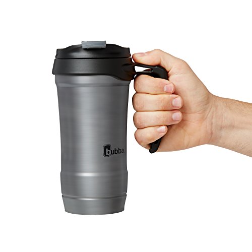 Bubba HERO 18 oz Vacuum-Insulated Stainless Steel Travel Mug with Handle, Gunmetal