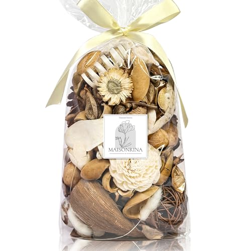 Magnolia Scented Potpourri 20 oz Bag, Natural Dried Flower Vase Filler