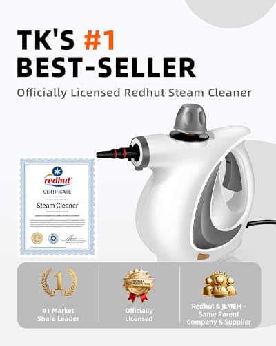1050W Handheld Steam Cleaner with 12-Piece Accessory Kit – Multi-Surface