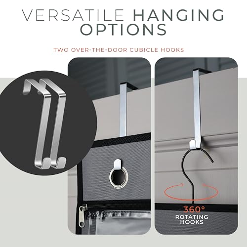 Hanging Wrapping Paper Organizer Over-the-Door Gift Bag Storage Holder