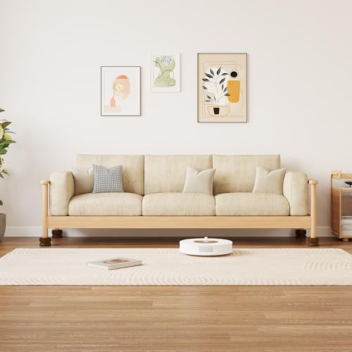 Heavy Duty Bed Risers - Solid Wood Furniture Lifts, 2200LB Capacity, 3 Inch Height