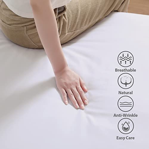 Egyptian Cotton Full Fitted Sheet, 600 Thread Count, 16-Inch Deep Pocket
