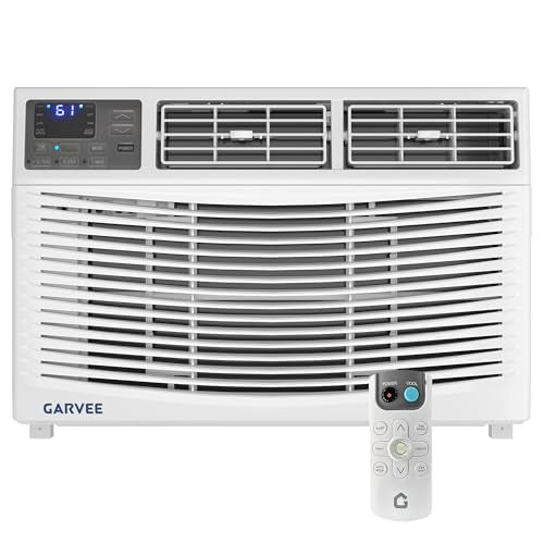 8000 BTU Window Air Conditioner Unit with Remote Control for Rooms up to 350 Sq Ft
