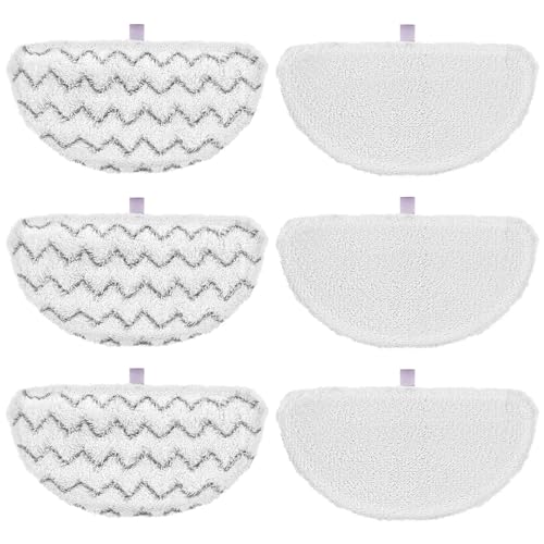 iSingo 6-Pack Steam Mop Pads Replacement for Bissell PowerFresh 1940 1806