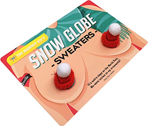 Funny Christmas Chest Warmers for Women - Novelty Holiday Gag Gift