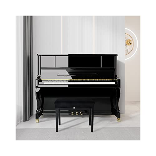 Soft Velvet Rectangular Piano Bench Cover, Stretch Washable Protector (20"-26.5" L)