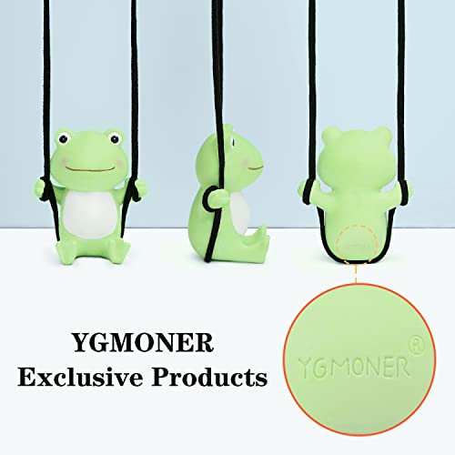 Cute Swinging Frog Car Rear View Mirror Hanging Ornament Interior Decor