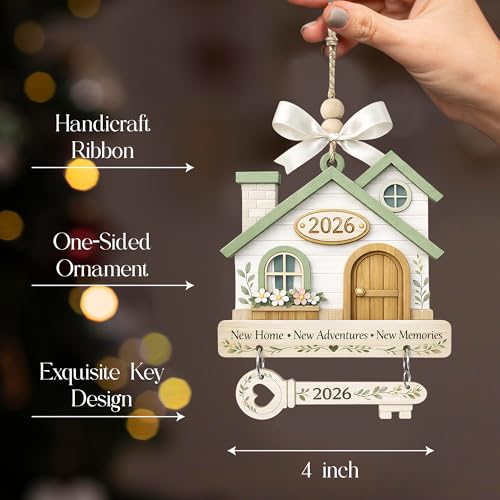 2026 Home Sweet Home Ornament, Housewarming Gift for First Home