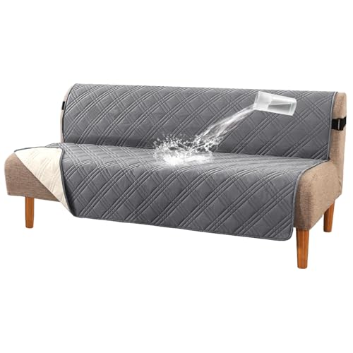 100% Waterproof Futon Cover Reversible Slipcover for Sofas