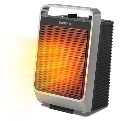 Portable Electric Space Heater 1500W Ceramic Room Heater with Thermostat