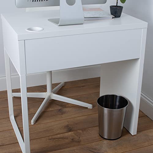 5 Liter Stainless Steel Small Wastebasket & Open Top Trash Can