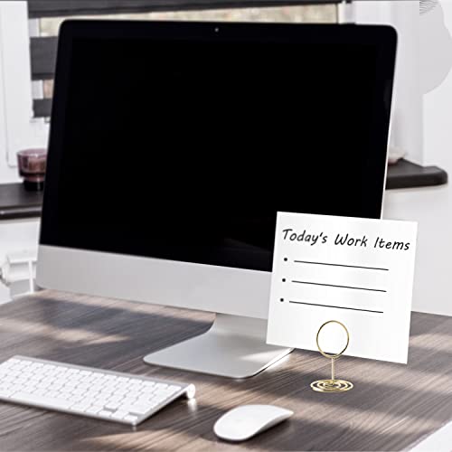 26PCS Gold Table Number Holders - 2-Inch Metal Place Card Stands