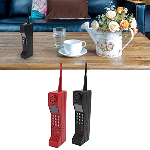 Gavigain Retro Inflatable Mobile Phone Ornament - Black 80s 90s Party Decor