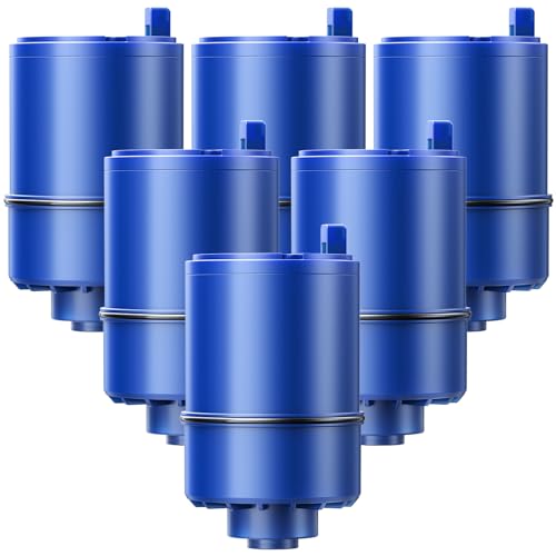 Faucet Water Filter Replacements 6-Pack - High-Efficiency Carbon