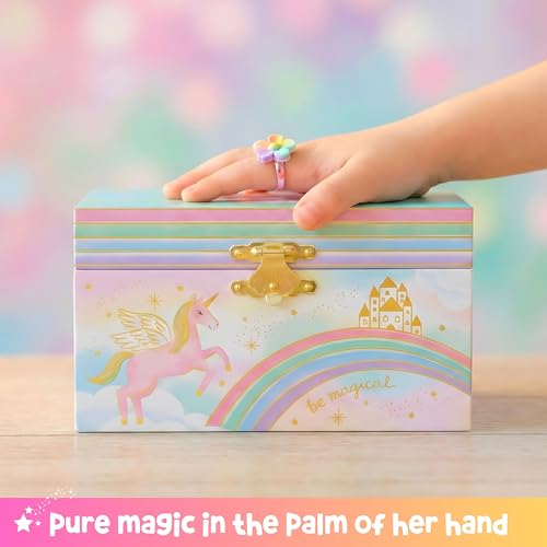 Musical Unicorn Jewelry Box for Girls - Children's Keepsake Organizer