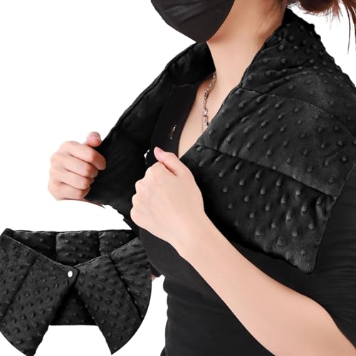 4 lb Weighted Neck Wrap - Sensory Shoulder Pad for Relaxation, 32 x 8 Inch