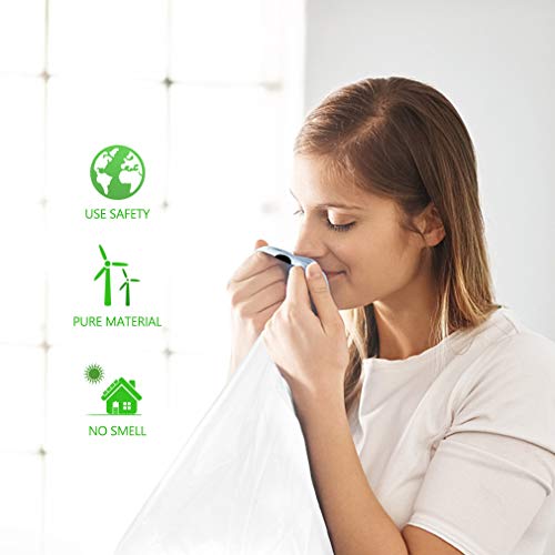 2 Gallon Drawstring Small Trash Bags - 90 Count White Bin Liners