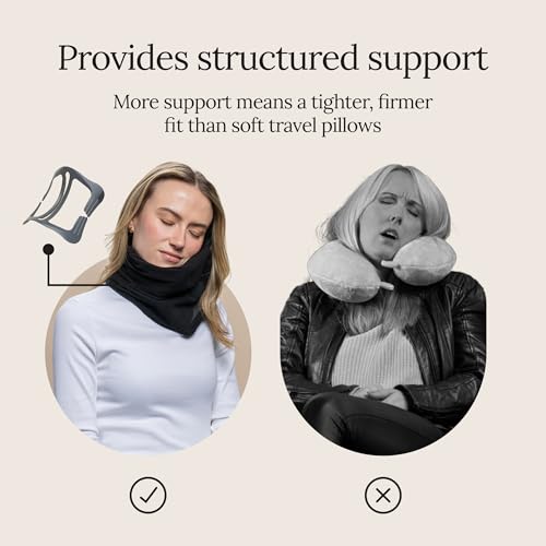 Travel Neck Pillow 2.0 - Soft & Supportive for Airplane Travel