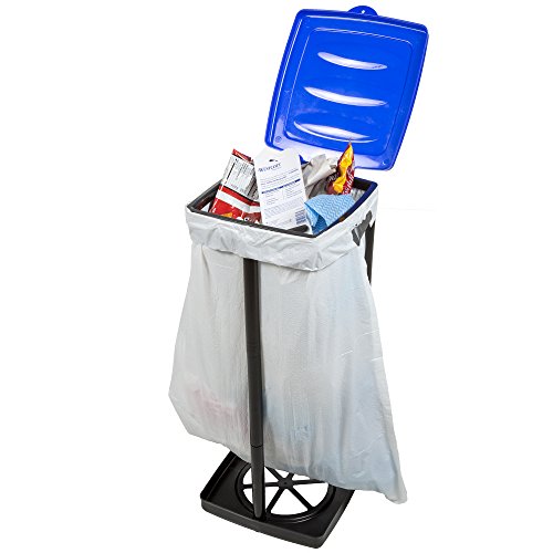 Portable Trash Bag Holder Collapsible 13-Gallon Garbage Bin